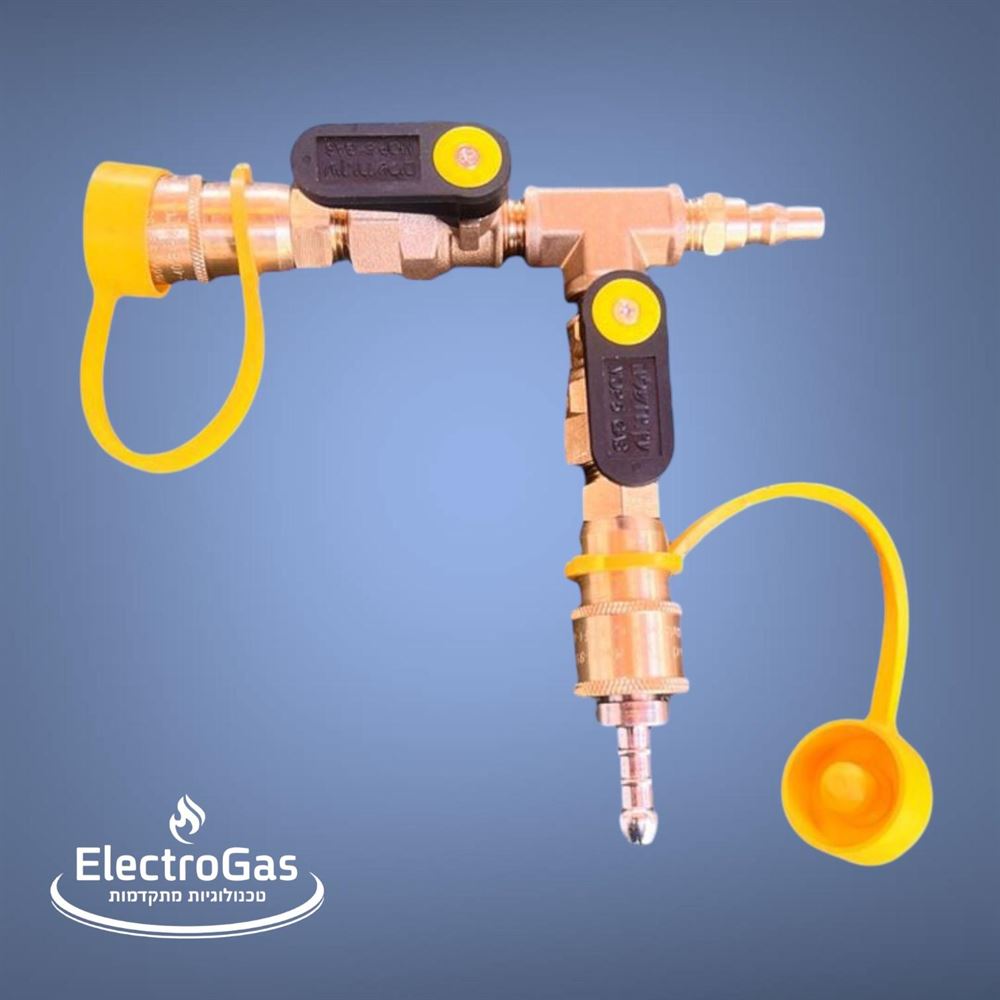 מפצל נקודת גז לברז ניתוק מהיר לדרישות ת