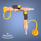 מפצל נקודת גז לברז ניתוק מהיר לדרישות ת"י 158 - מפצל ל-2 מכשירי גז אלקטרוגז (ל.י גזגז בע"מ) - טכנולוגיות גז מתקדמות