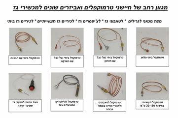 חיישני להבה טרמוקפלים לכיריים ביתי אלקטרוגז (ל.י גזגז בע"מ) - טכנולוגיות גז מתקדמות