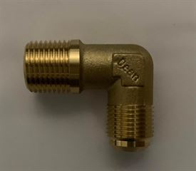 זויות פליז לצנרת גז בקטרים 1/8"-3/4"
