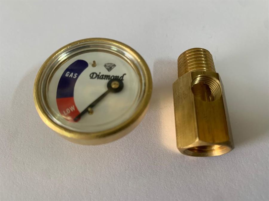 שעון מד גז - לדעת כמה גז נשאר לנו במיכל הגז לבלון גז 5 ק