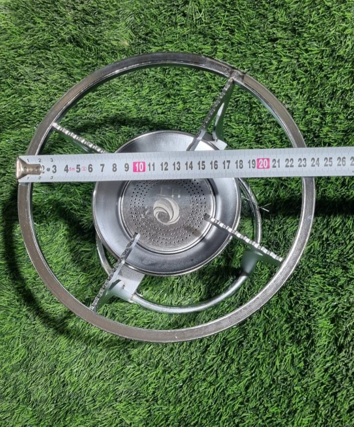 ראש גזיה עם סטנד לסירים מובנה מבער גז טורבו