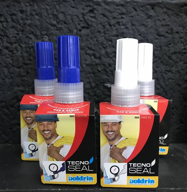 משחת טפלון נוזלי לאיטום תבריגים לגז ולמים TECNOSEAL תוצרת איטליה