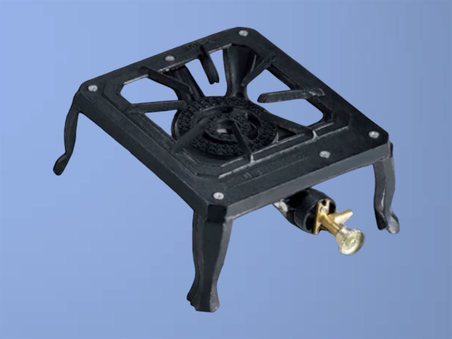 כירת גז דגם איטלקי 25X25 כולל ערכת צינור גומי - למרפסת שמש לחצר ולטיולים