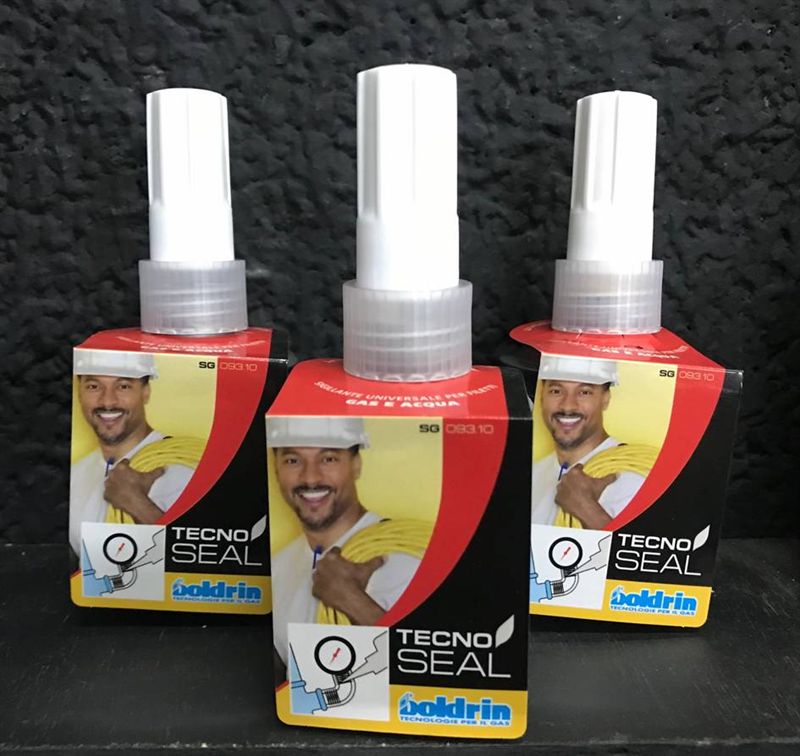 משחת טפלון נוזלי לאיטום תבריגים לגז ולמים TECNOSEAL תוצרת איטליה