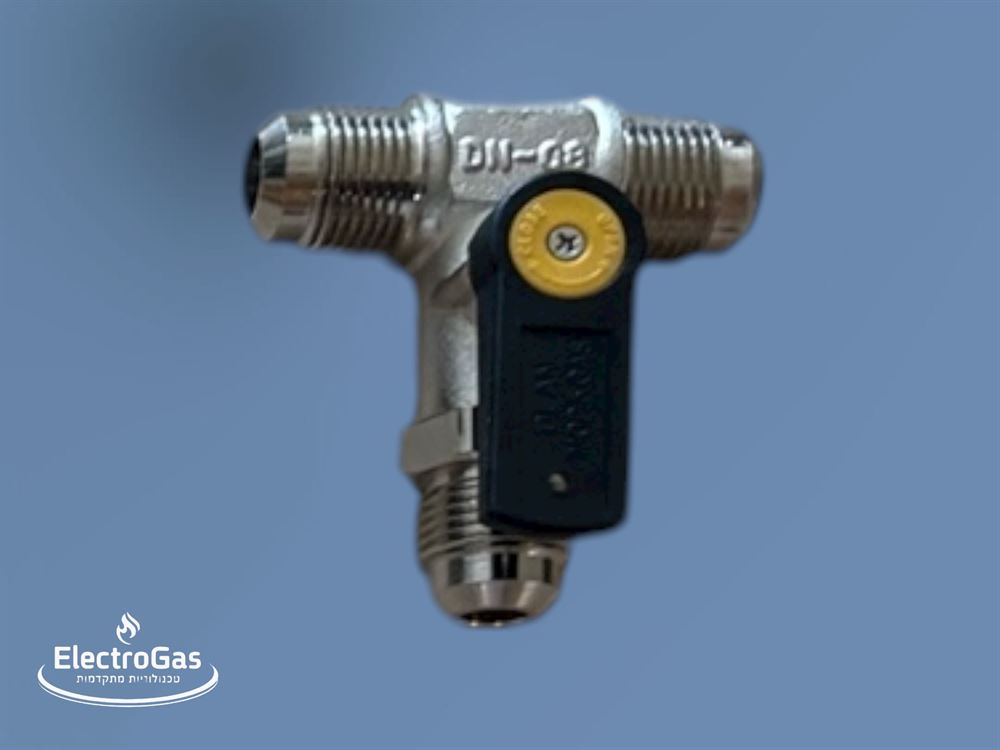ברז גז כדורי T לפיצול נקודת גז