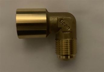 זויות פליז לצנרת גז בקטרים 1/8"-3/4"