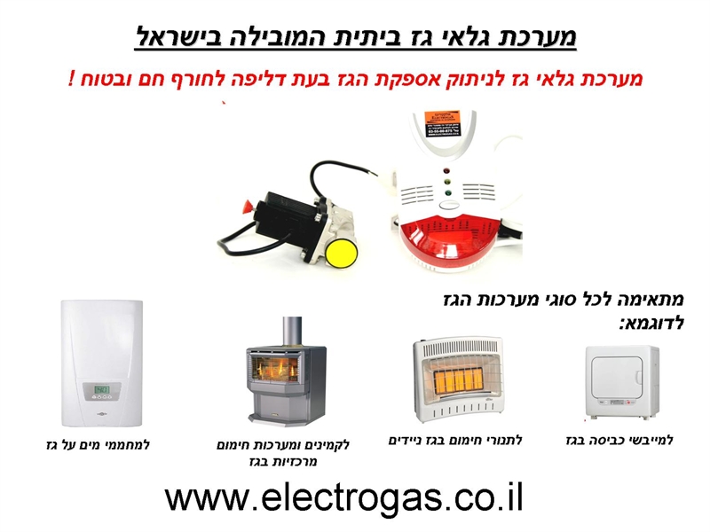 גלאי גז ביתי עם תקן CE אירופאי