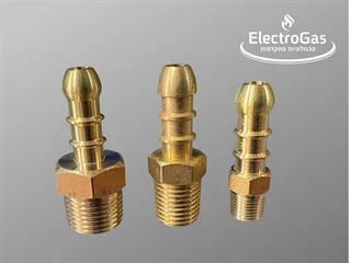 אף גומי לצינור גז - זכר NPT בקטרים 3/4"-1/8" אלקטרוגז (ל.י גזגז בע"מ) - טכנולוגיות גז מתקדמות