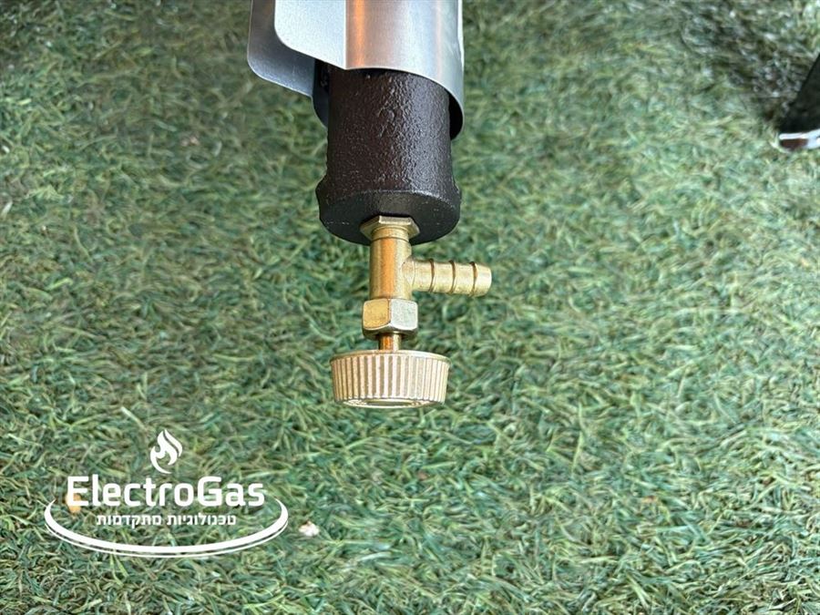 כירת גז דגם גלבוע מבער אחד / לשטח לחצר ולמחנאות כולל צינור ווסת גז POL