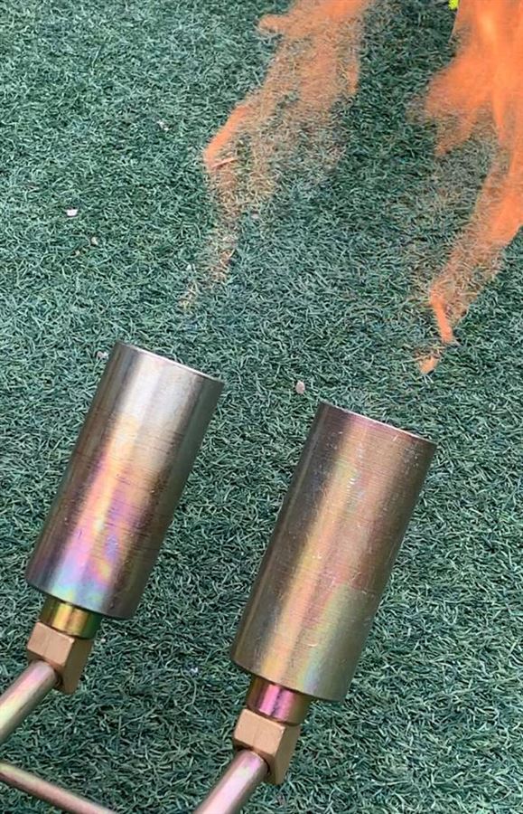 מבער כלב גז דו קני זוויתי