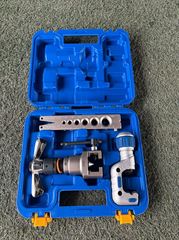 מכשיר פלר מקצועי *ראצ'ט* במזוודה כולל חותך צינורות ומנקה גרדים אלקטרוגז (ל.י גזגז בע"מ) - טכנולוגיות גז מתקדמות