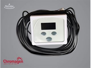 שלט / בקר טמפרטורה למחמם מים בגז כרומגן חם גז 16 / 20 ליטר בדקה אלקטרוגז (ל.י גזגז בע"מ) - טכנולוגיות גז מתקדמות