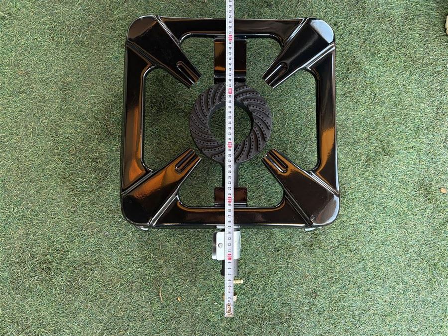 כירת גז דגם גלבוע מבער אחד / לשטח לחצר ולמחנאות כולל צינור ווסת גז POL