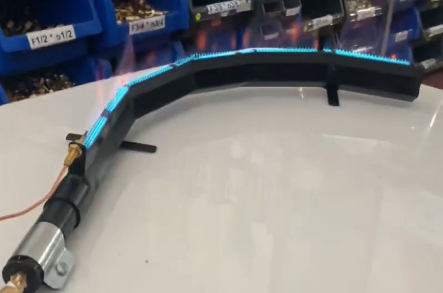 מבער גז מקצועי לטאבון - מקומר / מעוגל לקוטר 80 ס