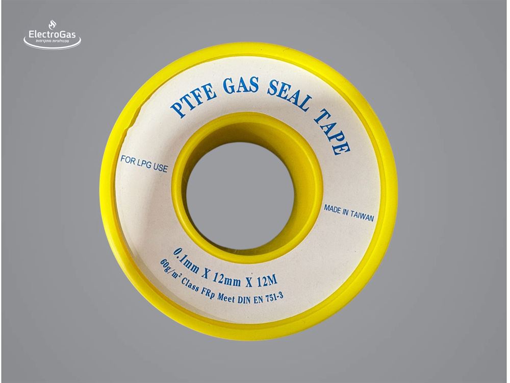 סרט טפלון אטימת תבריגים לגז לדרישות תקן EN 751-3