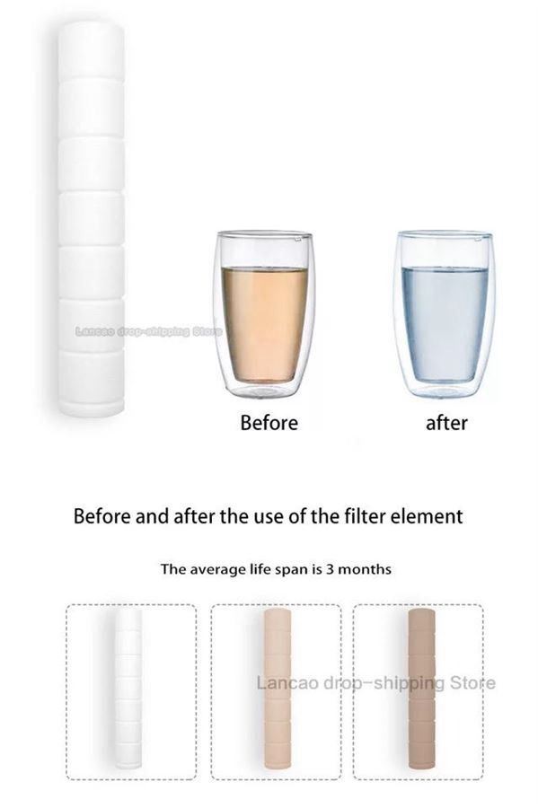 מסנן לראש דוש מעוצב - 2 יחידות